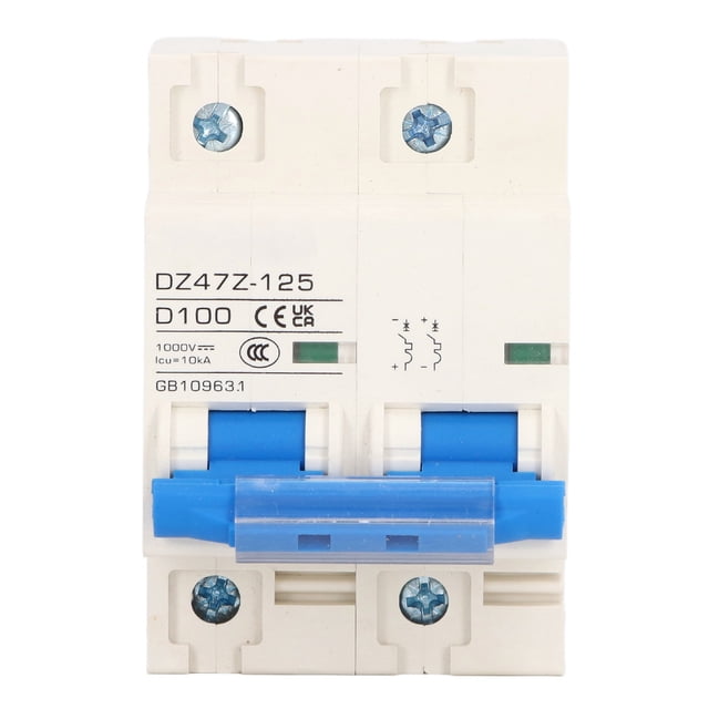 DC Disjoncteur, 1000V 2P Mini Disjoncteur pour Usine Bleu
