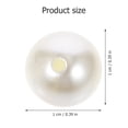 thumbnail image 4 of Weiweiguan 100pcs Pearl Buttons with Screws No Sew Button Clothing Button Instant Button, 4 of 6