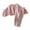 Pink, variant on SHTXOZHI Toddler Baby Boys Girls Fall Winter Clothes 2 Pcs Long Sleeve Crewneck Tops Pants Set