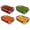 Black-35oz Rectangle 4 Pack, variant on Glass Food Storage Containers With Airtight Snap Locking Lids For Meal Prep Leftovers Baking Lunch Boxes Dish (black 35oz Rectangle 4 Pack)