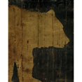 thumbnail image 3 of Cusson, Marie Elaine 12x14 Black Modern Framed Museum Art Print Titled - Rustic Lodge Animals Bear, 3 of 5