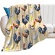 thumbnail image 2 of Regalos de manta de pollo - Manta bonita de 60 x 50 pulgadas para niñas y mujeres - Mantas suaves y peludas de color beige para cama, sofá y viajes, 2 of 7