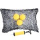 thumbnail image 4 of Accesorio De Voleibol, Mini Juego De Voleibol, Amarillo Ligero Portátil Con Inflador De Red Ajustable Tres Bolas Para Campus Universitario Parte Trasera Del Auto, 4 of 8