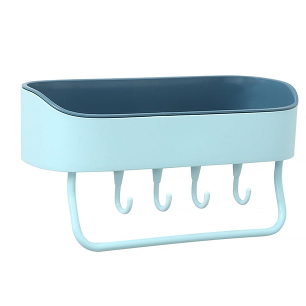 Matsuzay Esquina de baño almacenamiento estante de ducha estante organizador cesta estante de succión ordenado Juegos de accesorios de baño Verde azul
