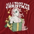 thumbnail image 2 of My Little Pony Retro All I Want Women's T Shirt, Cardinal, Small, 2 of 6