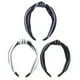 thumbnail image 1 of WEUVEB 3Ud Diademas De Tela Con De Rayas Y Nudo Cruzado Accesorios Femeninos Prácticos, 1 of 6