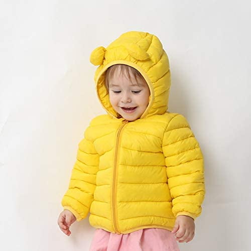 Winter Coats for Kids with Hoods (Padded) Light Puffer Jacket for Baby Boys  Girls, Infants, Toddlers