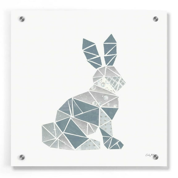Epic Art 'Geometric Animal III' by Courtney Prahl, Acrylic Glass Wall Art, 36"x36"