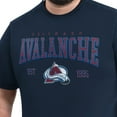 thumbnail image 5 of Men's G-III Sports by Carl Banks  Navy Colorado Avalanche Adaptive Classic Team Graphic T-Shirt, 5 of 6