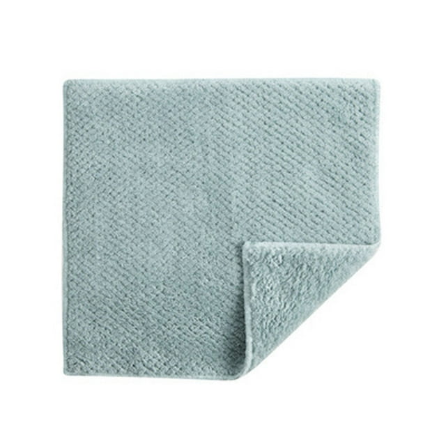 Oleegame 1PC Ten Dollar Items Nonstick Oil Velvet Hand Towel Kitchen Quick-drying Hanging Hand Thickened Towel Blue