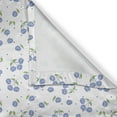 thumbnail image 4 of Ambesonne Floral Grommet Curtain Single Panel, Vintage Rose Bouquets, 50"x60", Violet Blue Green White, 4 of 5