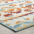 thumbnail image 5 of Modway Reflect Takara Abstract Diamond Moroccan Trellis 5x8 Indoor and Outdoor Area Rug in Multicolored, 5 of 7