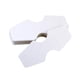 thumbnail image 5 of 100 tarjetas de papel kraft en blanco para exhibir collares y pulseras, soportes colgantes para exhibir joyas (blanco), 5 of 7