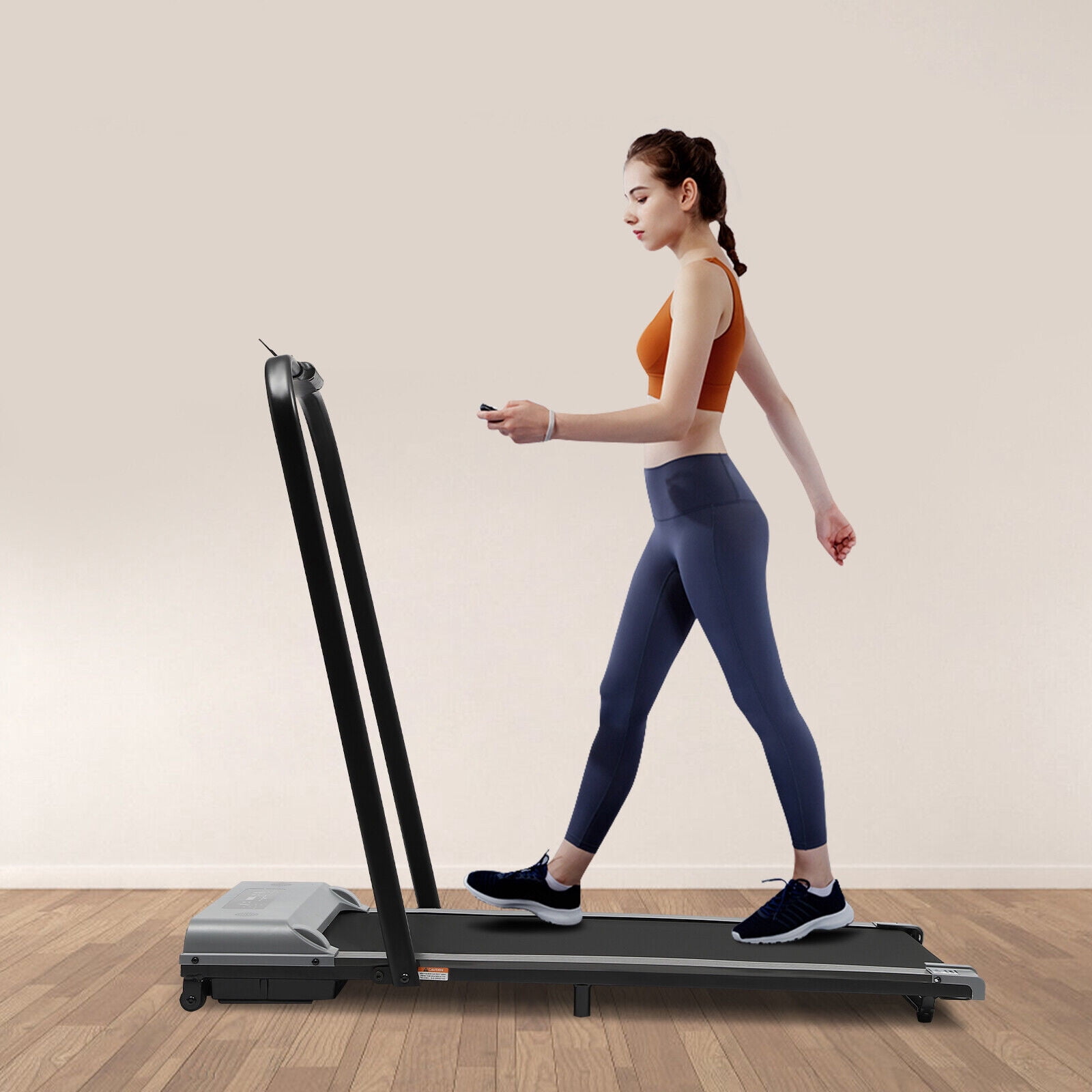 Folding Treadmill Home Treadmills Walking Pad Portable Electric Treadmill Running Jogging Fitness Machine Home Fitness Equipment with LED Display Screen for Walking & Running
