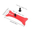 thumbnail image 3 of Golf X Tee Ensemble de Lancement de Puissance de Golf Portable Tapis de Lancer + 2 Tee de Golf Noir Rehausse la Balle et Améliore la Visée pour Intérieur Extérieur Noir Rouge, 3 of 6