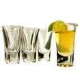 thumbnail image 1 of Set 6 Vasos De Vidrio Cristalino Bormioli para Caballitos, Tequileros Italianos Línea Dublino, Capacidad 57ml, 1 of 1