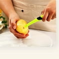 thumbnail image 7 of Stainless Steel Vegetable Peeler, Fruit Peeler, Ergonomic Potato Peeler, Non-Slip Handle Sharp Metal Edge, Kitchen Tool, For Home Cooking, Easy Skinning, Vegetable Hob, Potato UKHBMC, 7 of 7