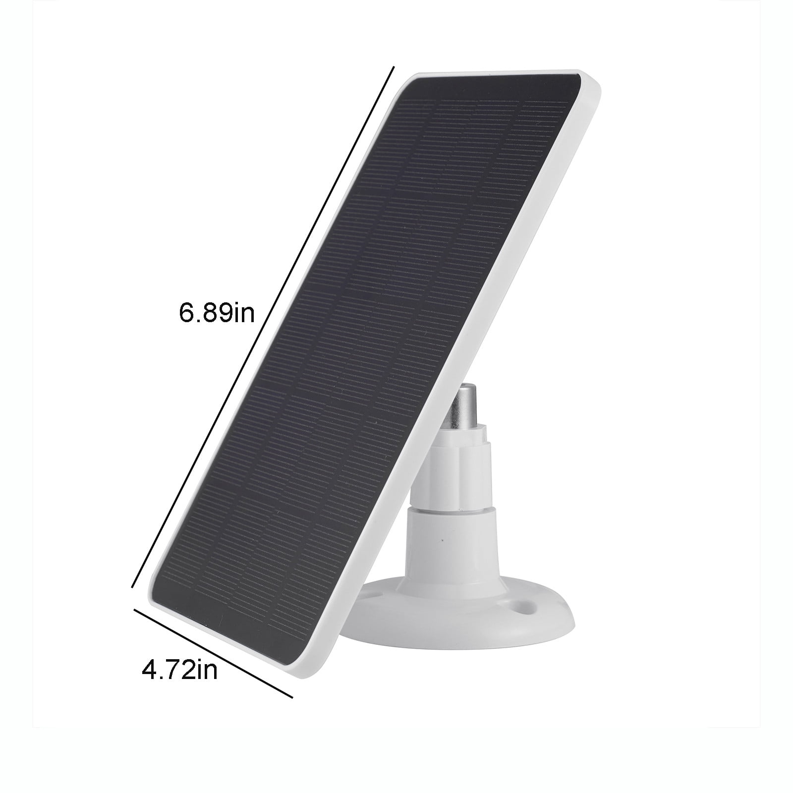 sdhkgrrt 2Pcs Low Power Solar Doorbell, Solar Security Camera Charger, Outdoor Wireless Doorbell Power Supply, High Efficiency 4W 5V Solar Panel, 24/7 Continuous Renewable Energy Source