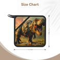 thumbnail image 3 of Sikiie Realistic Style Forest Dinosaur Pot Holders Kitchen Insulation Mats Heat Resistant Pot-Holder Oven Anti-Scald Pads for Cooking Baking, 7.1*7.1inch, 3 of 8