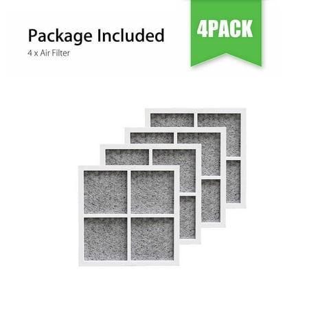 Air Filter Replacement for LG LT120F Kenmore Elite 469918 Refrigerator - 4 pack