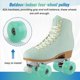 thumbnail image 4 of 8Pcs 58mmx32mm,82A Outdoor/Indoor Quad Roller Skate Wheels,PU Wheels, 4 of 4