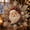 Style B, variant on 12" Christmas Pearl Diamond Painting Suncatcher Kit, DIY Craft Acrylic Snowflake Shape Board with Lace Edge, 3D Mixed-Size Pearl Beads Craft