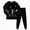 H347-Black, variant on TOWED22 Toddler Boys Girls Halloween Graphic Pajamas Cotton Cute Funny Print Pjs for Boy Jammies Little Kids Cute Graphic Sleepwear Clothes Sets