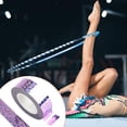 thumbnail image 1 of Quzzie Gymnastics Hoop Tape Artistic Gym Tape Glitter Tape Decoration Sticker Accessory for Rhythmic Equipment Protection Suitable for Routine Practice Train Light Purple, 1 of 8