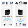 thumbnail image 4 of Bluetooth Audio Adapter, Bluetooth Transmitter Receiver for TV Laptop Stereo Headphone Speaker, TOSLINK/RCA/AUX Cable, aptX HD & aptX LL, 4 of 6