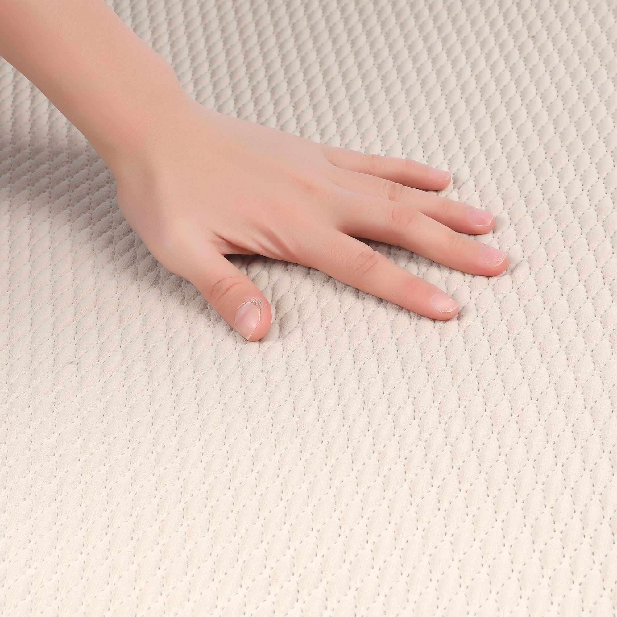Unique Bargains Bathroom Mat Soft Absorbent Bath Rugs Beige 16" x 24"