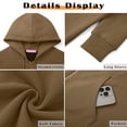 thumbnail image 6 of MOSHU Women Zip Up Hoodies Long Sleeve Cotton Fleece Sweatshirts for Women Casual Hooded Jackets Fall Tops with Pockets, 6 of 10