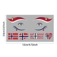 thumbnail image 3 of MKHSQHDG Today's Deals Temporary Football Stickers Art Decals for Fans and Party Events, 3 of 6