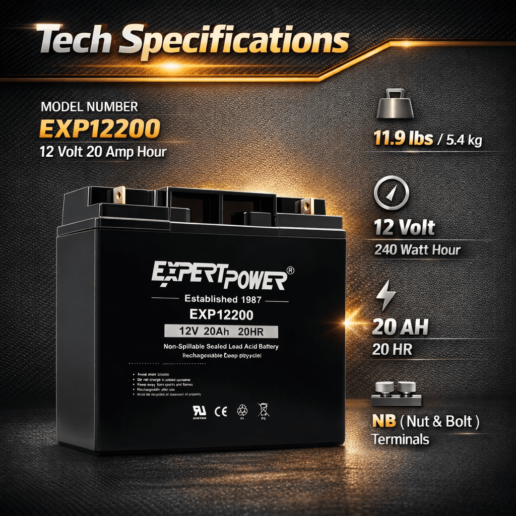 ExpertPower 100W Solar Panel Kit with 12V 20Ah Battery, SunPower Flexible Panel, 10A Charge Controller, Off-Grid System for RV, Shed, Cabin, Lights