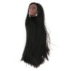 Black Skin Women Hair Styling Head Long Straight /6 Doll DIY Toys