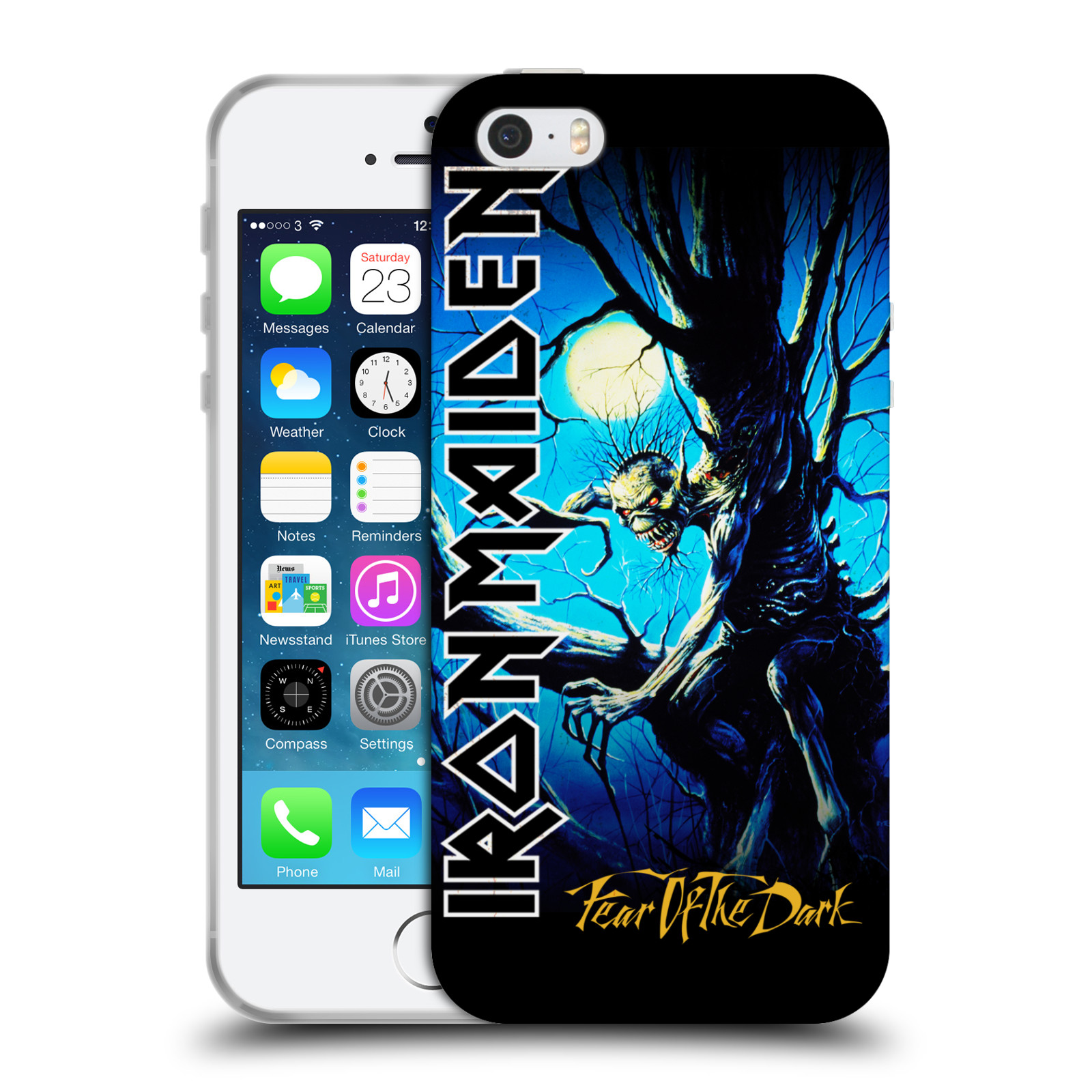 OFFICIAL IRON MAIDEN ALBUM COVERS SOFT GEL CASE FOR APPLE IPHONE PHONES