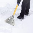 thumbnail image 1 of Nirvana Pala quitanieves de acero resistente para eliminación de nieve al aire libre Raspadores de hielo para automóvil, hogar y viajes: compacto y resistente para invierno y clima, 1 of 5