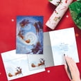 thumbnail image 3 of Tree-Free Greetings Christmas Greeting Card 12 Pack, 5x7, Soaring Santa (HP60513), 3 of 7