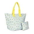 thumbnail image 3 of MeMoi Daisy and Bees Makeup and Tote Bag Set, One Size, Light Blue, 3 of 6