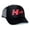 Black, variant on Booty Hunter Unisex-Adult Curved Bill One-Size Truckers Hat (Royal/White/Red)