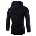 thumbnail image 3 of LoyisViDion Men'S Autumn Color Matching Splicing Jacket Sweater Casual Jacket Black 12(XXL), 3 of 4