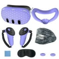 thumbnail image 1 of 7-in-1 VR Accessories Set for Meta Quest 3 – Silicone Front Shell Cover, Controller Grip Covers, Anti-Scratch Face Cover, Lens Protector Cover & More, 1 of 7