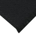 Mainstays Woven Diamond Placemat Black 14"x19"
