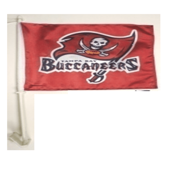 Tampa bay Buccaneers Heavy Duty Single Sided Car Flag