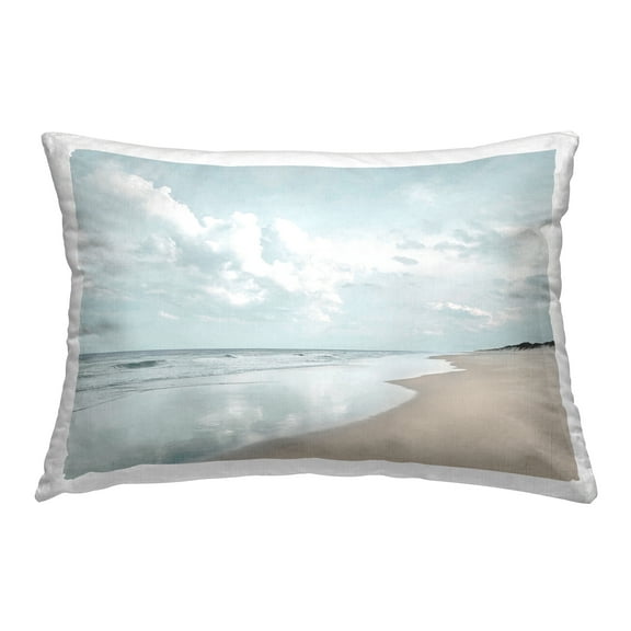Stupell Industries Endless Beach View Decorative Printed Throw Pillow Design by Natalie Carpentieri.