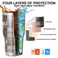 thumbnail image 7 of 30oz Multicolor Bigfoot and Camping Pattern Tumblers Stainless Steel Tumbler with Lid and Straw,Vacuum Insulated Double Wall Travel Tumbler Cups Mug with Cleaning Brush for Coffee,Tea, 7 of 7