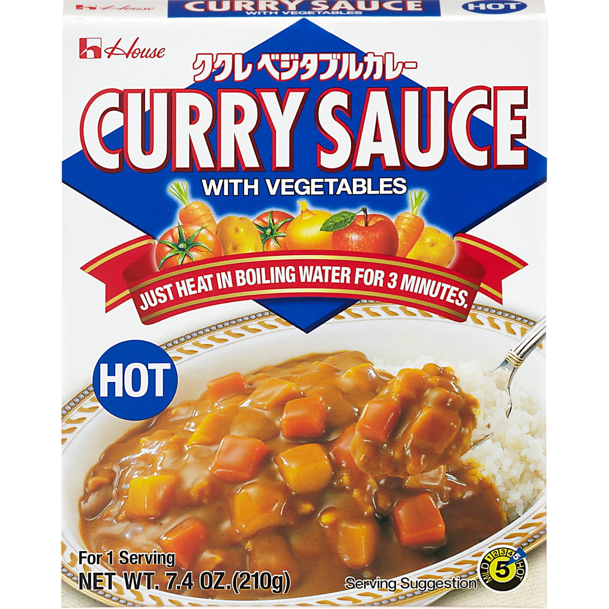 Curry Sauce with Vegetables Hot