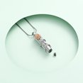 thumbnail image 6 of Rose Flower Urn Necklace for Ashes for Women Cremation Jewelry for Human Pet Memorial Locket Holder, 6 of 7
