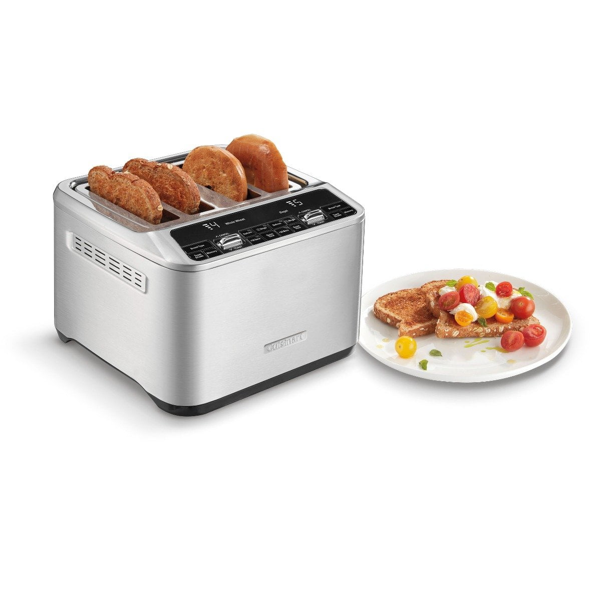 Cuisinart Toasterbackformen Set – 4-teilig, Grillpfanne, Backform, Pizza-Pfanne, Antihaftbeschichtet