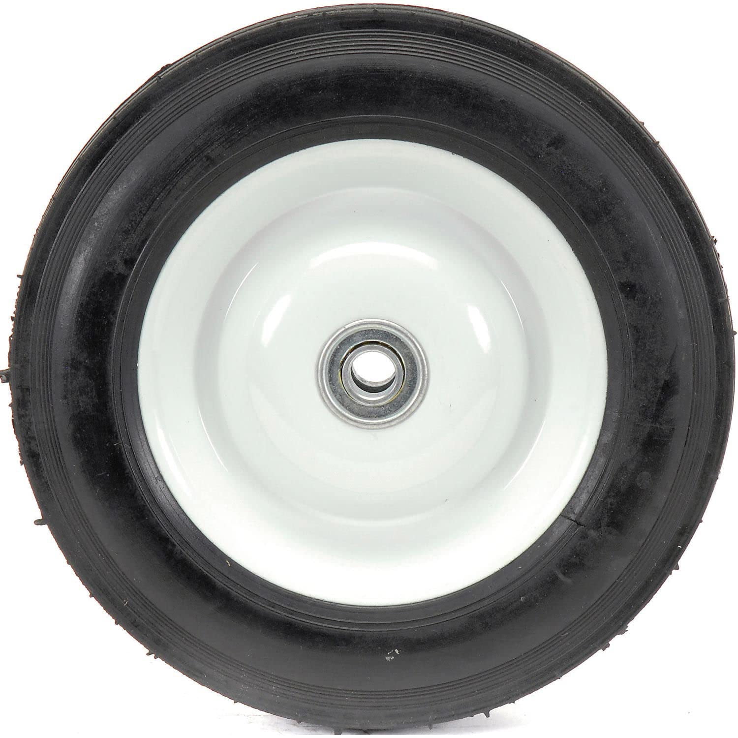 Marathon 00431 8 x 1.75 Semi-Pneumatic Ribbed Tread - 1.375"" Centered - 1/2"" B