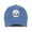 Blue, variant on Dumb Skull Washed Denim Baseball Cap for Adult, Vintage Faded Cotton Dad Hat, Adjustable Soft Crown Curved Brim, Casual Trucker Style Cap for Men Women